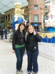 me and sandy at USJ
